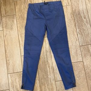 Stretchy blue pants! Super comfortable and stylish!